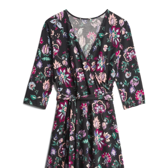 Leota Libby Faux Wrap Knit Dress 